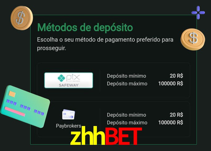 O cassino zhhbet oferece uma grande variedade de métodos de pagamento